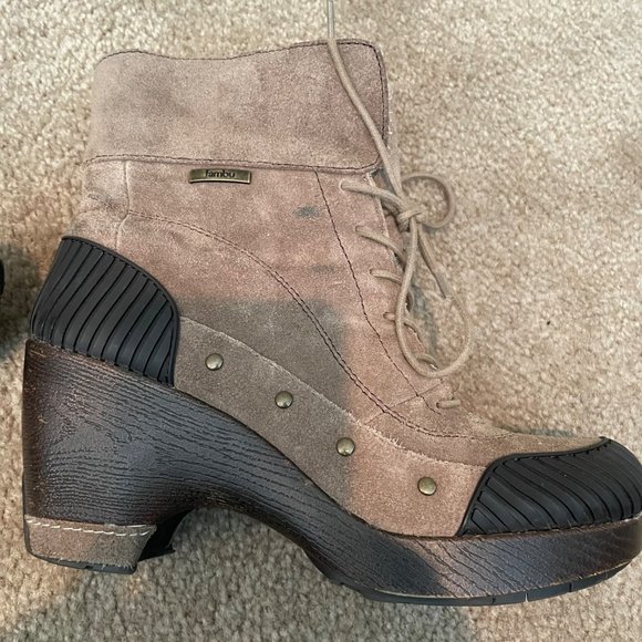 Jambu Netherlands Leather lace up boots. Size 8 - Picture 7 of 15